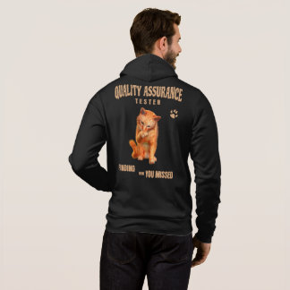 Camiseta QA Tester Cat Humor