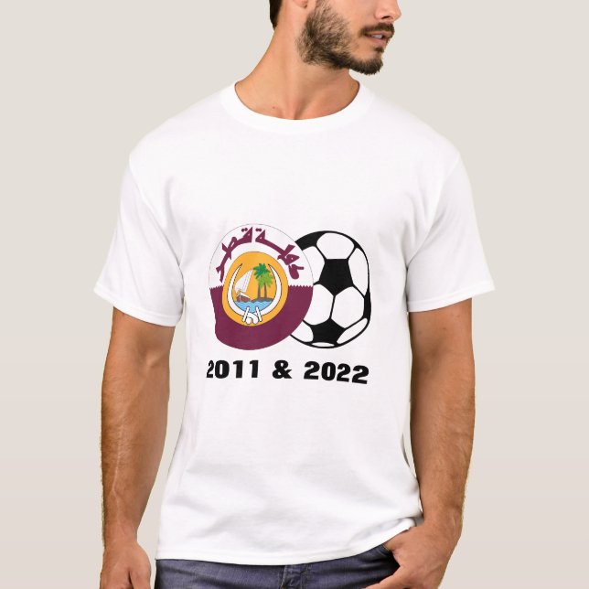 Camiseta Qatar 2011 & 2022 (Frente)