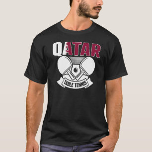 Camiseta Qatar Ping Pong Ordenado Qatari Mesa