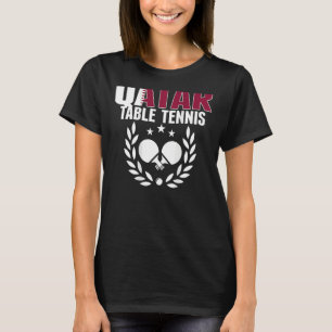 Camiseta Qatar Ping Pong Ortopudo Suporte para Tênis de Mes