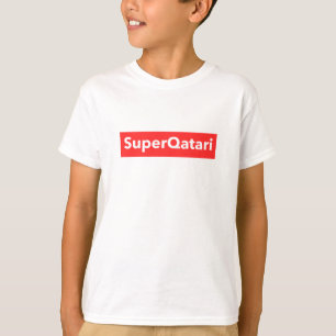 Camiseta Qatari Super Red Logo ق ط ر