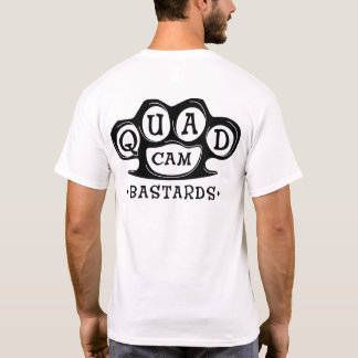Camiseta QCB Knucks (preto no branco)
