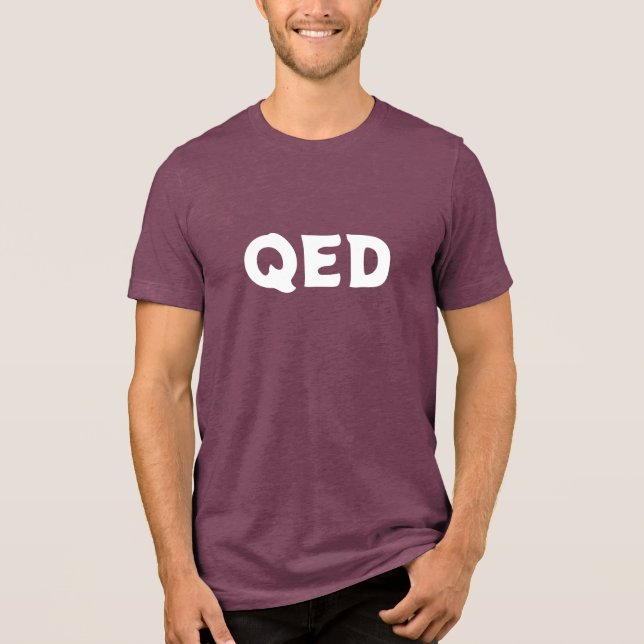 Camiseta QED (Frente)