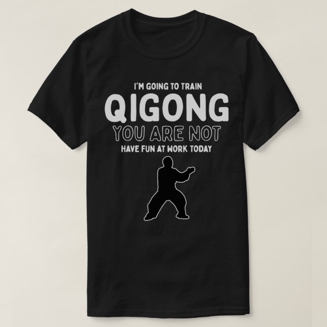 Camiseta Qi Gong Praticionadores Taoist Arts Gift Qigong de (Frente do Design)
