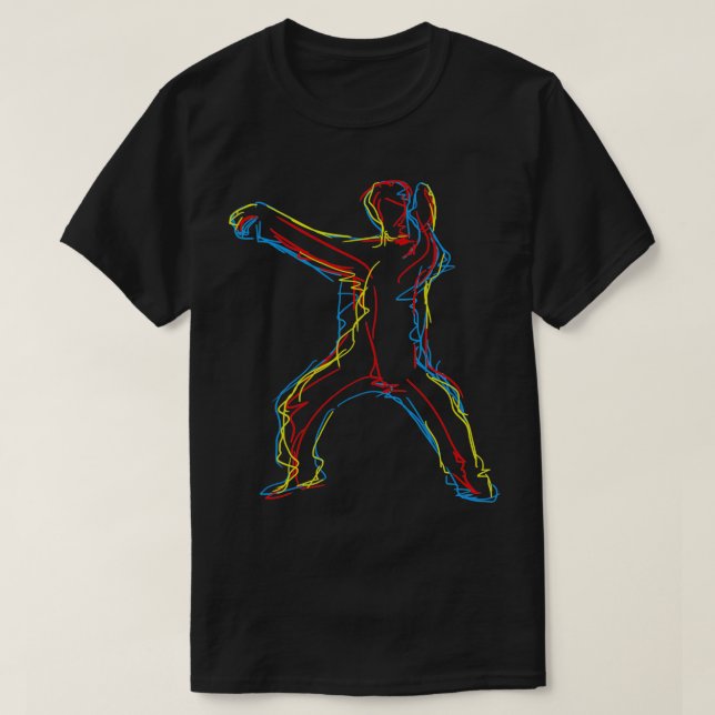 Camiseta Qigong Tai Chi Chi Gong Qi Gong Chi Gong (Frente do Design)