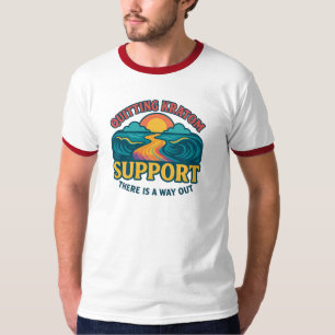 Camiseta QKS Tshirt com código QR e Web site