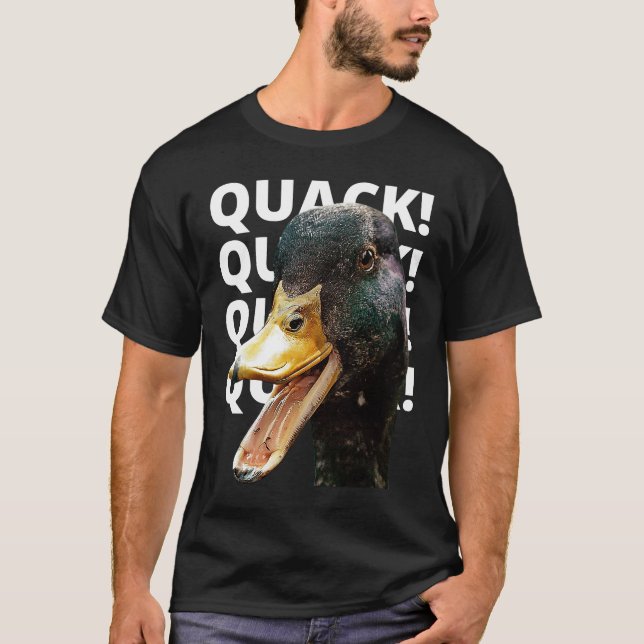 Camiseta Quack Quack para Duck Lovers (Frente)