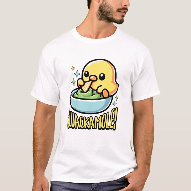 Camiseta Quackamole! Pun Cuado Guacamole (Frente)