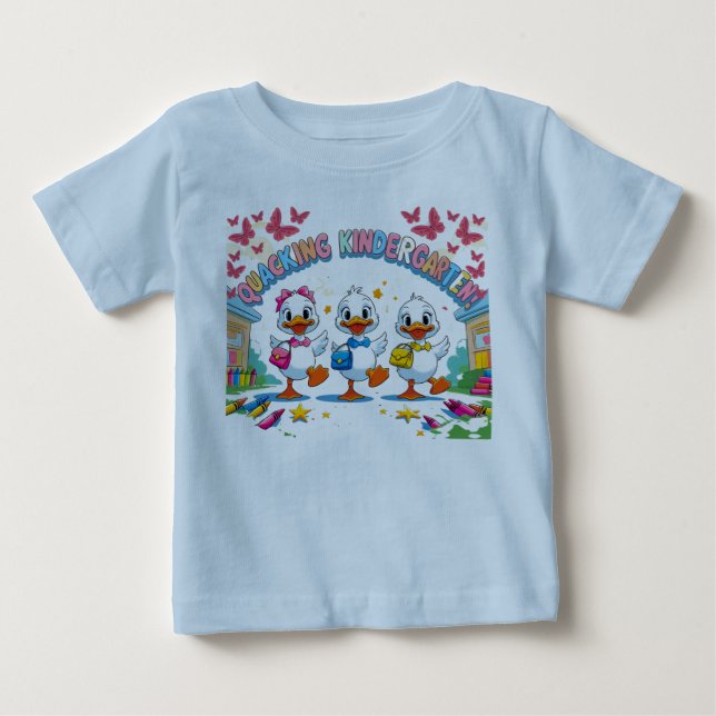 Camiseta "Quacking Kindergarten – Pato Fofo de Volta à Esco (Frente)