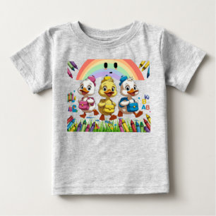 Camiseta "Quacking no jardim de infância!" - Pato bonito de