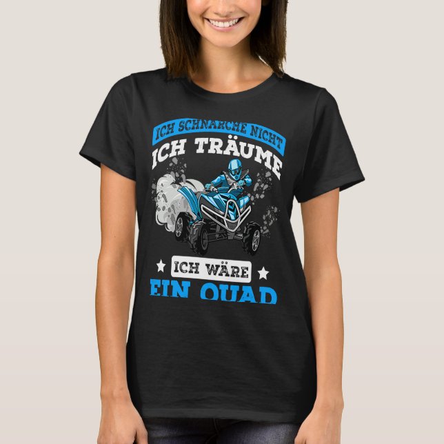 Camiseta Quad Driver Dizendo Ofroad ATV Quad Biker (Frente)