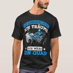 Camiseta Quad Driver Dizendo Ofroad ATV Quad Biker
