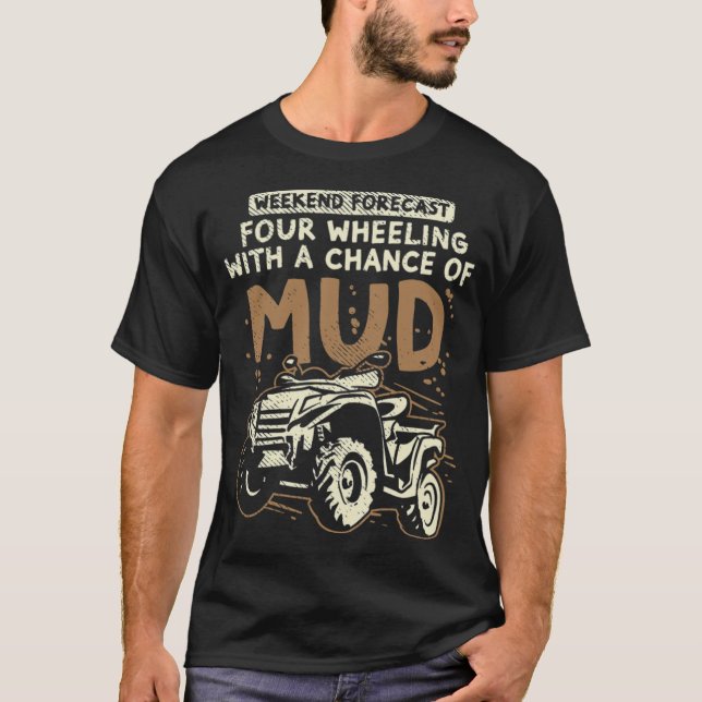 Camiseta Quad Driver Ofroad Quatro Rodas - ideia de enduro  (Frente)