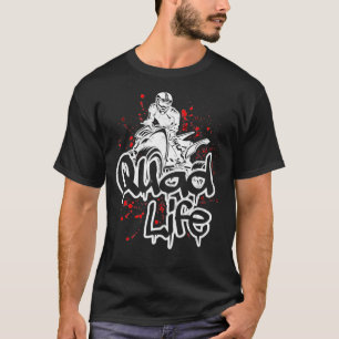 Camiseta Quad Life Ofroad Lama Bogging 4 Wheeler Lover Quad