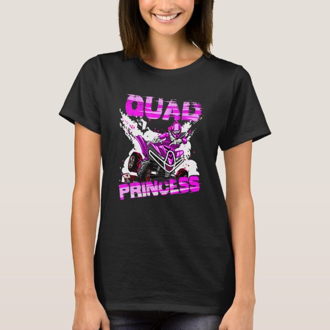 Camiseta Quad Princess ATV 4 Wheeler Quad Offline MX Gi (Frente)