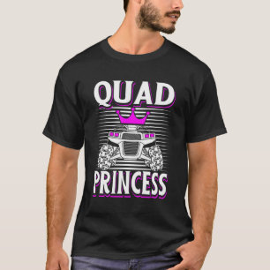 Camiseta Quad Princess Atv Riding Girls Muddy Quatro Rodas