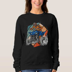 Camiseta Quad Retro Quad Riding Quatro Rodas Atv Para Rapaz