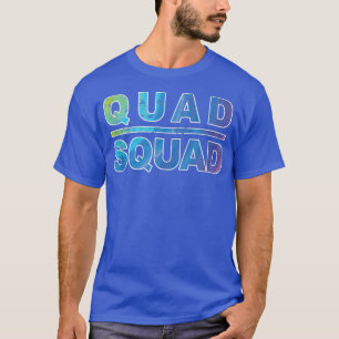 Camiseta Quad Squad, Motivação de Workout 
