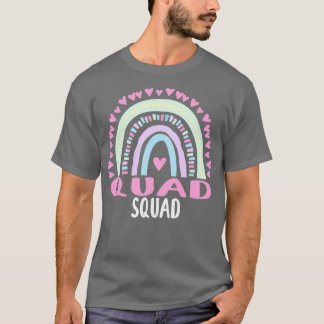Camiseta Quad Squad Party Correspondendo Mulheres Valorizan