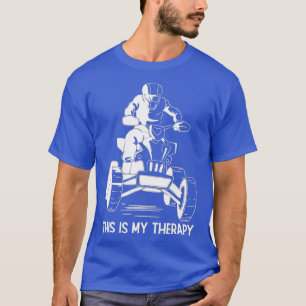 Camiseta Quading Esta É A Minha Terapêutica ATV Andando Em