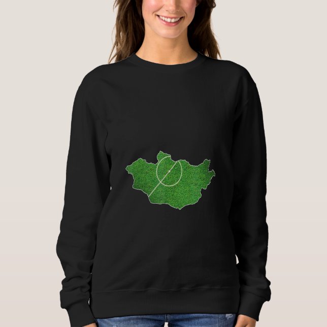 Camiseta Quadra de Futebol da Mongólia (Frente)