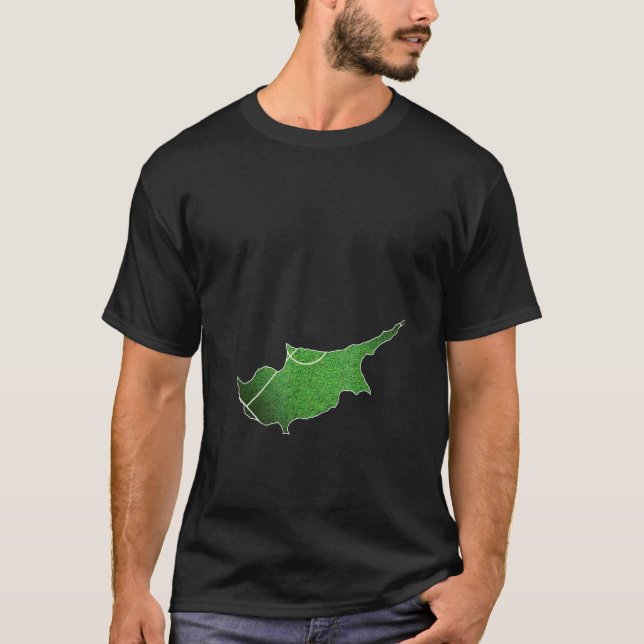 Camiseta Quadra de Futebol de Chipre (Frente)