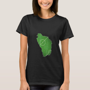 Camiseta Quadra de Futebol de Dominica