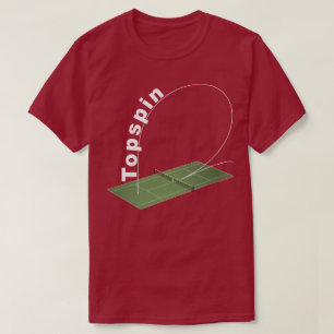 Camiseta Quadra de Tênis com Topspin