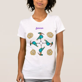 Camiseta quadrada Taíno Bird