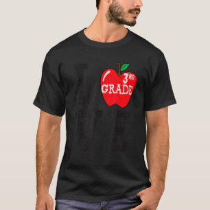 Camiseta Quadrado Bonito De Amar De Terceiro Grau Primeiro 