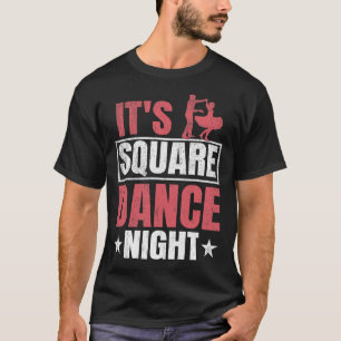 Camiseta Quadrado da tripulação de dança ao quadrado Dance