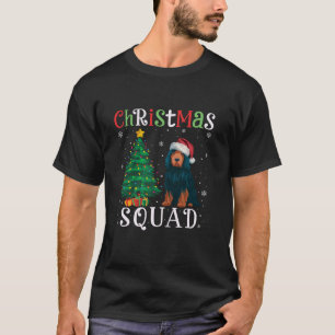 Camiseta Quadrado de Cachorro Português Meninas Natal Tr
