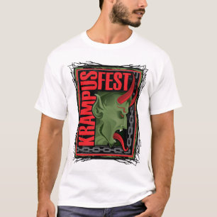Camiseta Quadrado de Krampus (camisetas claras)