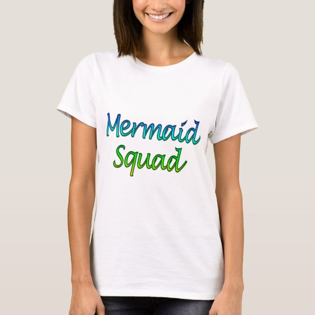 Camiseta Quadrado de Mermaid (Frente)