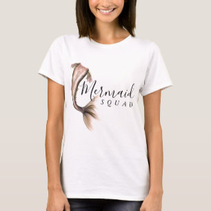 Camiseta Quadrado de Mermaid Terracotta Soft Peach Bachel