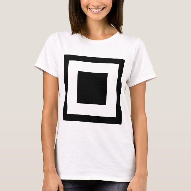 Camiseta Quadrado dentro de um quadrado (Frente)