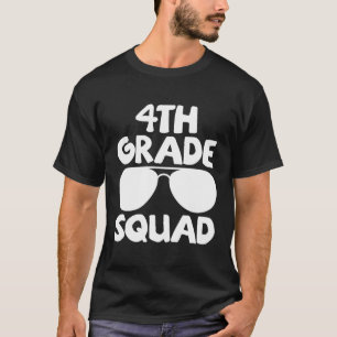 Camiseta Quadrado Do 4º Grau Primeiro Dia Da Escola De Volt