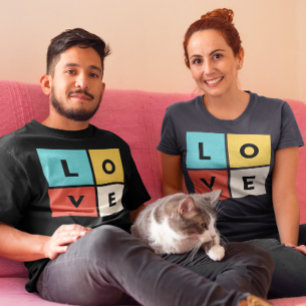 Camiseta Quadrado Do Amor