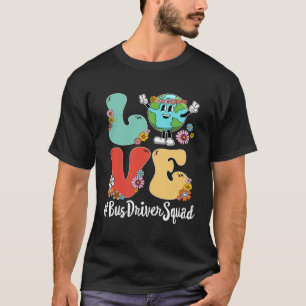 Camiseta Quadrado do Maquinista de Barramento do Dia Mundia