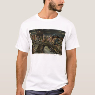 Camiseta Quadrado do tanoeiro no vintage 1907 da Nova