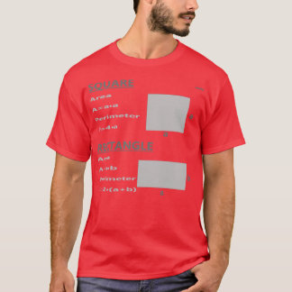 Camiseta Quadrado e retângulo