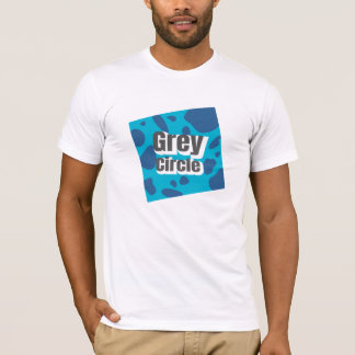Camiseta Quadrado Manchado Azul com Vibe Rebelde