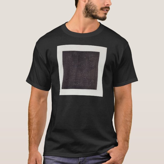 Camiseta Quadrado preto por Kazimir Malevich (Frente)