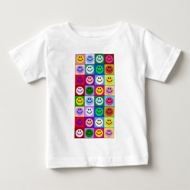 Camiseta Quadrados coloridos (Frente)