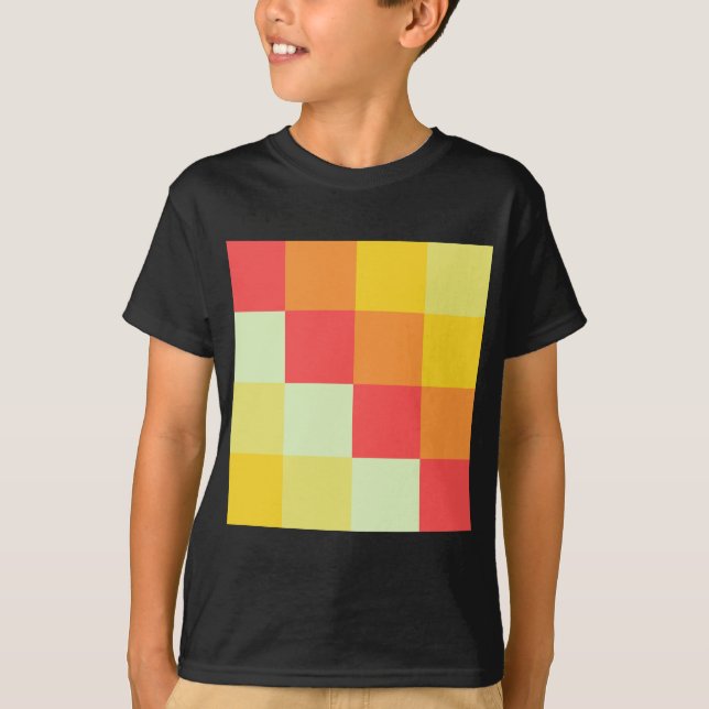 Camiseta Quadrados Coloridos (Frente)