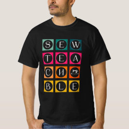 Camiseta Quadrados Coloridos Sewteachable