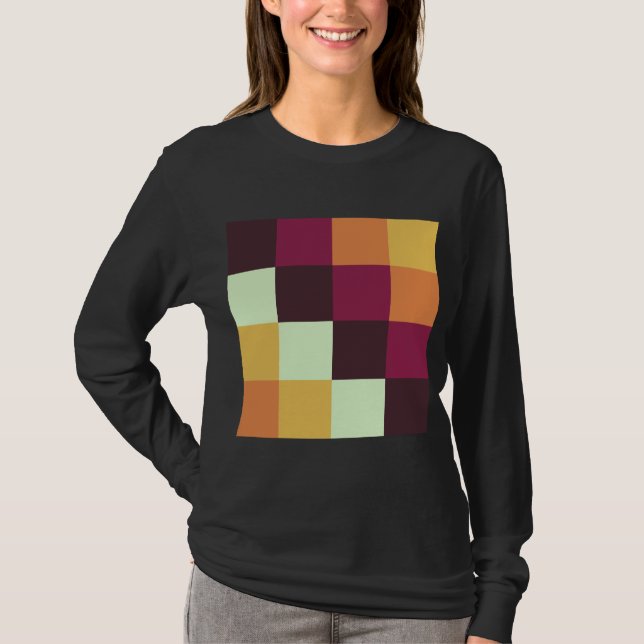 Camiseta Quadrados de cores (Frente)