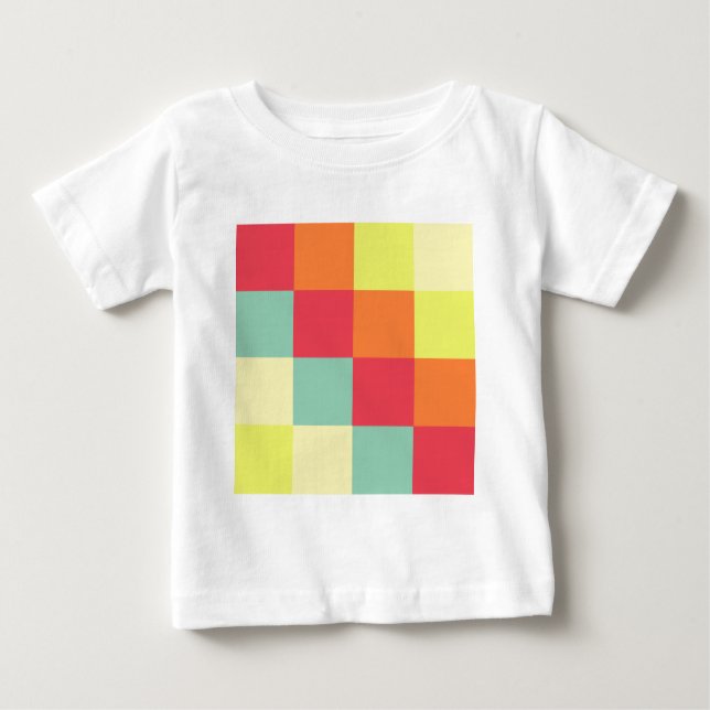 Camiseta Quadrados de cores (Frente)