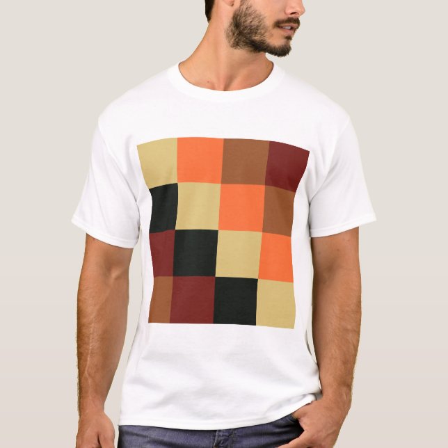Camiseta Quadrados de cores (Frente)