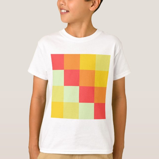 Camiseta Quadrados de cores (Frente)